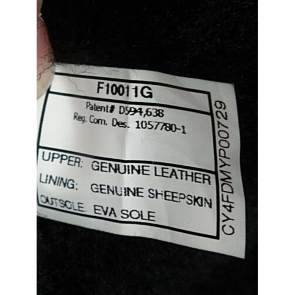 UGG Classic Tall  Snow Boots Women's Size 7 Black Shearling Suede EUC 5815 17" - Picture 10 of 10